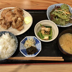 Fukaya - 鶏の唐揚げ定食（5ケ） 900円