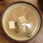 14055124 - ダレつけサムギョプサル定食 880円 のスープ