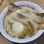 Sugakiya - 濃い味 スガキヤラーメン＋ロング肉