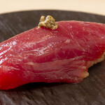 Bluefin tuna pickled in red meat