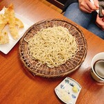 蕎麦前屋 よし - 天ぷら(1,300円)＋大盛り(200円)