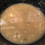 無鉄砲つけ麺無極 - スープ割り