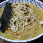 ハッスルラーメン ホンマ - ハッスル味噌ラーメン(もやしトッピング)