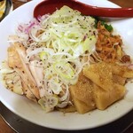 金町製麺 - ガーリック煮干油そば