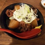 金町製麺 - 豚軟骨と大根の煮物