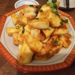 金町製麺 - エビとはんぺんのチリソース