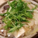 Shubou Gekkeikan - 湯豆腐　うどん5本入り（笑）