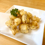 愛南 市場食堂 - ヒオウギ貝の天ぷら