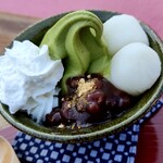 和束茶屋　山甚 - 抹茶パフェ　550円