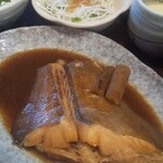 Yamachuu - 日替わり定食(煮魚)カレイ