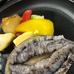 四季海鮮 旬花 - 活あわび陶板焼き