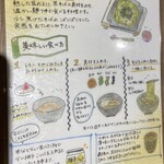 Kawara Tokyo Kanda Sutairu - 瓦そばの食べ方の説明