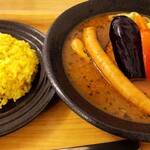 スープカレーハウスしっぽ - ロングウィンナーカレー