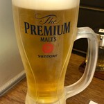 餃子ノ酒場おおえす - ビールお得ジョッキ480円