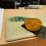 鮨 わき田 - 蓮根磯辺焼き