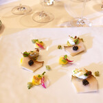 トゥールダルジャン - 絵画のような前菜の鮑