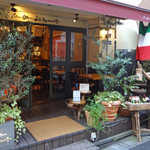 アンティカ オステリア マジカメンテ - 夕方のテラス