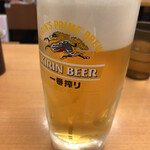 日高屋 - 生ビール(290円)