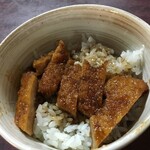 盛安 - ミニソースかつ丼