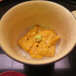 味 ふくしま - 雲丹の飯蒸し