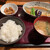 博多もつ鍋やまや - ごく旨さばの味噌煮定食¥1100。
