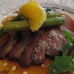 レストラン パリビス - 仏産　鴨胸肉のロースト　バルサミコビネガーソース