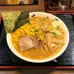 らーめん むつみ屋 - 味噌野菜ラーメン（コーントッピング）