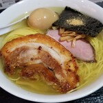 塩そば専門店 桑ばら - 塩玉そば＋大盛