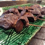 かもめ食堂 - イノシシ肉の串焼き