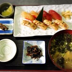 島寿司4貫 炙り島寿司4貫定食