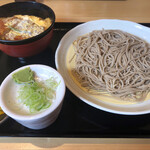 そば屋てんとろ - ざるそばとカツ丼