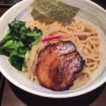 Menya Kinjishi - 小松菜トッピングの麺