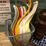 ラーメン フリーバーズ - 蓮華かわいい。