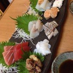 よし寿し - 2012.07　お刺身の盛りあわせ♪