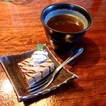 酒楽亭 わ - チョコレートケーキ、ゆずシトラスティー
