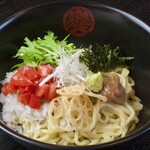 油ソバ専門店 山ト天 - 梅トマトの冷やし油ソバ