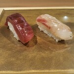寿し芳 - 追加のスズキ、鮪。