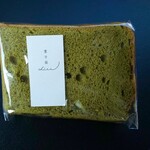 菓子屋 chill - ホワイトチョコの抹茶シフォン