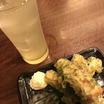 立ち呑み くにし - ちくわ磯辺揚げ