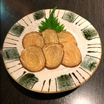 酒菜 竹のした - 自家製いぶりがっこはチーズとのマリアージュが素晴らしい‼️d(^_^o)