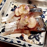 蕎麦屋 にこら - 〆鯖のカルパッチョ
