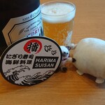 播磨水産 - エア乾杯