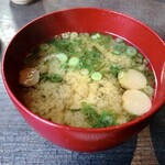 魚屋ひでぞう - お味噌汁 80円