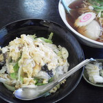 Chuuka Ichi Oshi - Bランチ（らー麺＆木クラゲとネギ玉炒め丼）