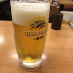 日高屋 - 生ビール(290円)