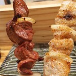 焼き鳥 ばかちん - 豚バラとkimo