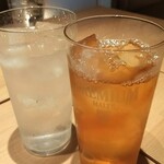 Yakiniku Ginjirou - レモンサワーと加賀棒ほうじ茶