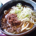 道の駅 富士吉田 軽食コーナー  - 肉うどん（大）@550円