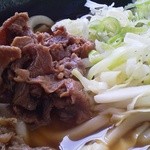 道の駅 富士吉田 軽食コーナー  - 肉うどん（大）@550円