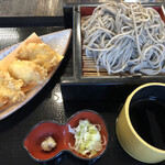 Soba Chou Basu Senta Maeten - 冷やし鶏天　570円